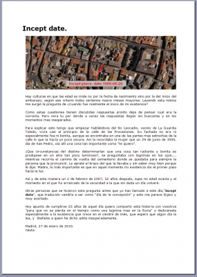 Incept date
EL CURSO DE LA VIDA: Bautismo
Palabras clave: Incept date