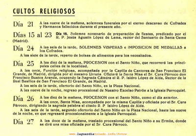Programa de fiestas de 1965
Palabras clave: Programa de fiestas de 1965