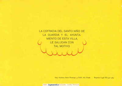 Programa de fiestas de 1965
Palabras clave: Programa de fiestas de 1965