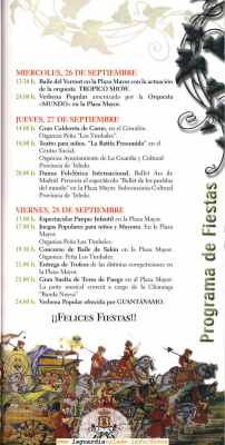 Programa de fiestas 2007

