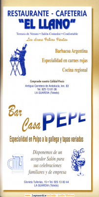 Programa de fiestas 2007
Palabras clave: pepe masena el llano