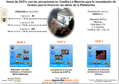 Campaña para ayudar a la financiación de las obras del la plataforma de La Ermita del Santo Niño.
Palabras clave: Campaña para ayudar a la financiación de las obras del la plataforma de La Ermita del Santo Niño.
