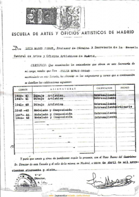 Félix Dones calificaciones finales obtenidas en la Escuela de Artes y Oficios de Madrid
Palabras clave: Escuela de Artes y Oficios de Madrid