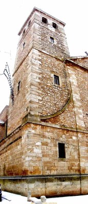 Torre de la iglesia parroquial nevada 28-ene-2006
Palabras clave: torre