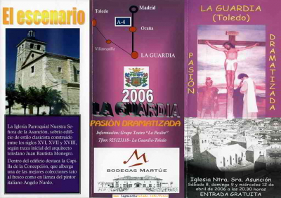 Representación de 'La Pasión' 2006 portada
Palabras clave: Pasíon Tríptico