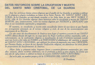 Programa de fiestas de 1964
Palabras clave: Programa de fiestas de 1964