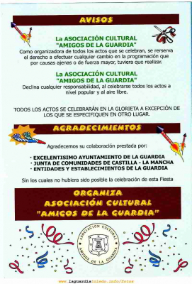 Programa Castilla La Mancha 2006
Palabras clave: Programa Castilla La Mancha 2006