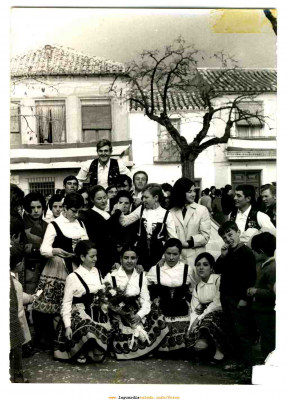 A La Mancha manchega en la glorieta
