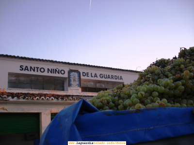 6 de Octubre de 2007. El Santo Niño y las uvas
En plena temporada de vendimia en la Cooperativa del Santo Niño se pueden hacer instantáneas como ésta. 
[b]¡A ver si este año alguna cuadrilla de vendimiadores nos hace un reportaje de fotos y/o videos para publicarlo en la web![/b]
