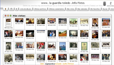 26 de Abril de 2007. 22:00. www.laguardiatoledo.info/fotos consigue llegar a 1000 veces vista una foto
Podéis ver la noticia en el Tupidiario
[url=http://laguardiatoledo.info/tupidiario/2007/04/26/wwwlaguardiatoledoinfofotos-consigue-llegar-a-las-1000-veces-vista-una-foto/][color=navy][i][b]www.laguardiatoledo.info/fotos consigue que una foto se vea 1000 veces en Tupidiario[/b][/i][/color][/url].[/b]
[url=http://laguardiatoledo.info/tupidiario][color=navy][i][b]Tupidiario[/b][/i][/color][/url].[/b]
[url=http://www.laguardiatoledo.info/fotos/thumbnails.php?album=topn&cat=0][color=navy][i][b]Fotos más vistas[/b][/i][/color][/url].[/b]
[url=http://www.laguardiatoledo.info/fotos/displayimage.php?pos=-266][color=navy][i][b]Foto más vista[/b][/i][/color][/url].[/b]

