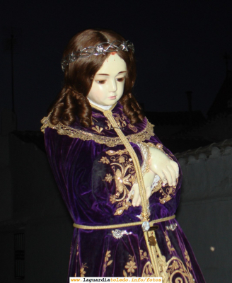1 de Septiembre de 2007. Subida del Santo Niño a la Iglesia. El Santo Niño por la Calle Ancha
