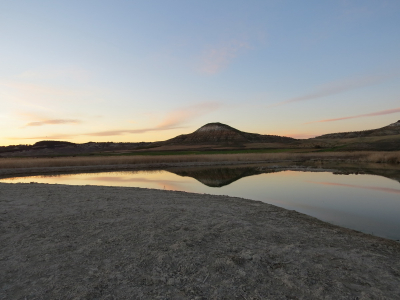Simetrías
Simetrías al atardecer desde la laguna artificial de La Laguna

