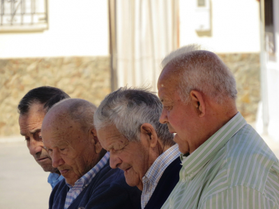 Al fresco
Paisanos tomando el fresco y "cavilando" en la Plazuela de San Miguel. Agosto 2014
