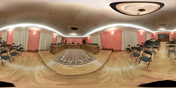 Vista esférica total del Salón de Plenos del Ayuntamiento
