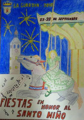 Ganador del primer premio del Concurso de Carteles de las Fiestas 2010 realizado por Ana Nuño Campaya. Modalidad infantil
FIESTAS, CELEBRACIONES Y TRADICIONES: < Fiestas patronales 2010
