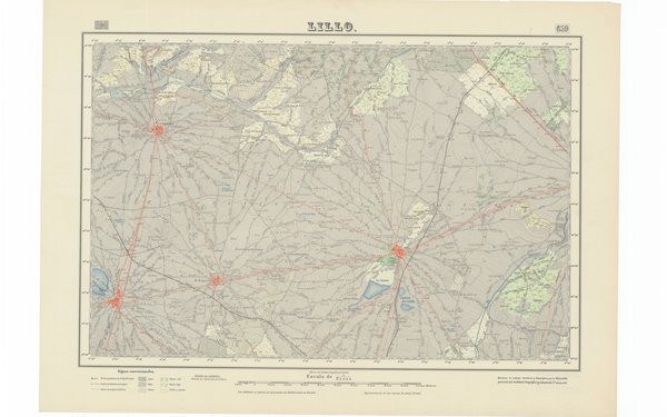 Mapa cartográfico de La Guardia de 1955 gentileza del Instituto Geográfico Nacional (I.G.N.)
