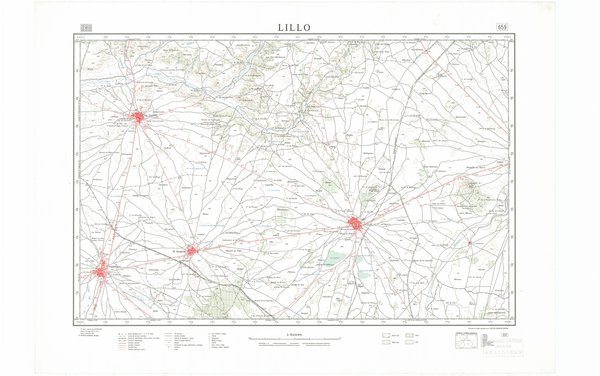 Mapa cartográfico de La Guardia de 1979 gentileza del Instituto Geográfico Nacional (I.G.N.)
