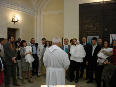 12 de Abril de 2008. Cuádruple bautizo en la Iglesia Parroquial Nuestra Señora de la Asunción
Cuatro niñas: Zaira, Isela, Irene y María son bautizadas en la misma ceremonia.
La sección de fotos de bautizos de la web es una de las que menos fotos tiene. Desde aquí animar a las personas que tengan fotos de bautizos de familiares a que las publiquen en la web o nos las hagan llegar para publicarlas.
