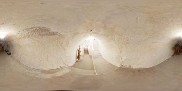 Vista esférica total de la Cueva de la Casa de los Jaenes
