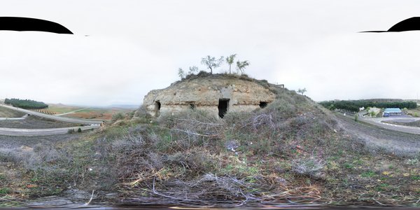 Exterior de las cuevas de la punta del Cerro. 4-4-2012

