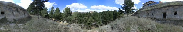 Foto panorámica de 360º de las cuevas del Arrabal
