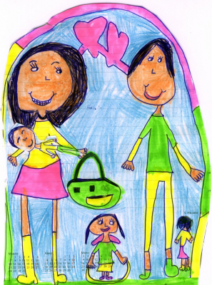 La familia Redajo en Agosto según Cristina
Este dibujo que Cristina Redajo Martínez hizo hace 2 meses refleja el nacimiento el 16-08-2007 de María Redajo Martínez, con lo que la familia Redajo aumenta este verano. Su padre, Juan Luis Redajo ("grimores"), feliz por el nacimiento de su segunda hija, publica este dibujo de su hija mayor en la web.
[url=http://www.redajo.com][color=navy][i][b]Blog de la familia Redajo[/b][/i][/color][/url].[/b]
[url=http://www.redajo.com/redajoblog/?p=288][color=navy][i][b]Busqueda del apellido Redajo por el mundo[/b][/i][/color][/url].[/b]
[url=http://www.redajo.com/cpg144/displayimage.php?pos=-116][color=navy][i][b]María y Cristina el día del nacimiento de María[/b][/i][/color][/url].[/b]
[url=http://laguardiatoledo.info/fotos/thumbnails.php?album=140][color=navy][i][b]Familia Redajo en laguardiatoledo.info[/b][/i][/color][/url].[/b]
