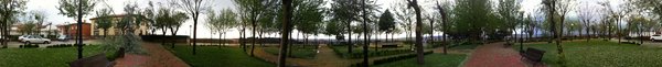 Efectos de la fuerte granizada en el Paseo del Norte ( 20-11-2011) visualizados a través de una panorámica de 360º
