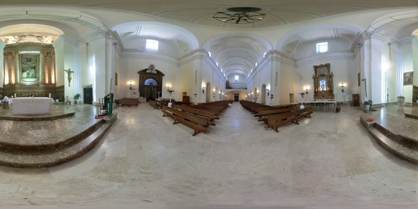 Vista total de la Iglesia Parroquial desde el Altar Mayor
LOS ESCENARIOS DE LA VIDA: Edificios. < Iglesia Parroquial
