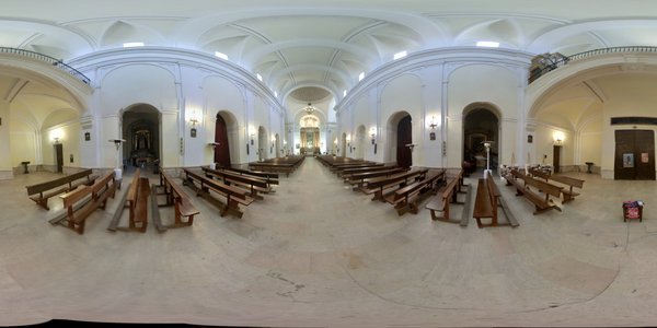 Vista total de la Iglesia Parroquial desde las cuartas capillas
LOS ESCENARIOS DE LA VIDA: Edificios. < Iglesia Parroquial
