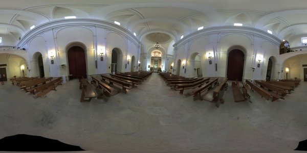 Vista total de la Iglesia Parroquial desde las terceras capillas
