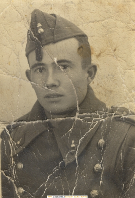 Julian Redajo en el servicio militar
