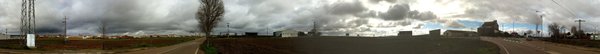 Panorámica de 360º de La Guardia desde la carretera de Villatobas hecha con un teléfono móvil. 9-1-2011
