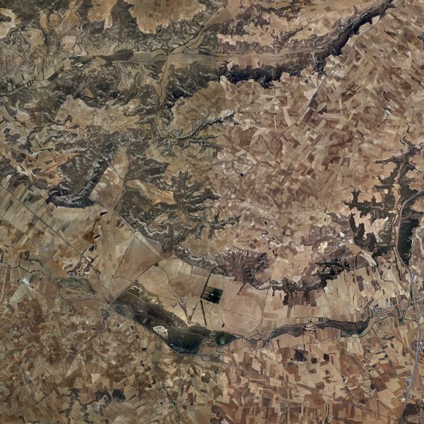 Superficie de 100 Km2 (10x10 Kms) al Noroeste de La Guardia en el formato de visualización interactivo
Nuestro pueblo está en la esquina inferior derecha del mapa

