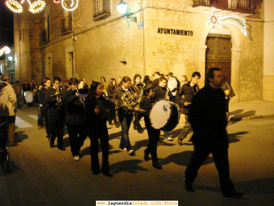 5 de Enero de 2007. La Banda de Música Municipal encabezando la cabalgata de los Reyes Magos
