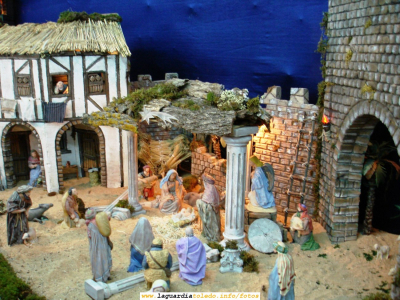 6 de Diciembre de 2007. Inauguración del Belén realizado por los Mayores en los actos conmemorativos de la Constitución Española
