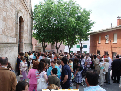 20 de Mayo de 2007. Las Comuniones en La Guardia
Panorámica del pretil de La Iglesia después de las comuniones
