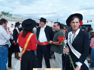 24 de Septiembre de 2006. Corrida de toros en la plaza ambulante
Damas, Reina y Mantenedor antes del evento
