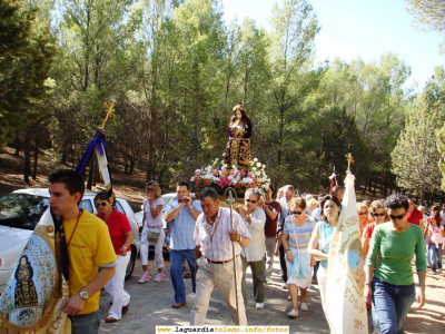 27 de Septiembre de 2006. El Santo Niño subiendo la cuesta hacia su Ermita
