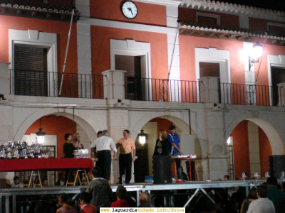 28 de Septiembre de 2006. Entrega de premios del concurso de bailes de salón que organizaba la Peña los Timbales
