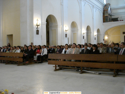 20 de Mayo de 2007. Las Comuniones en La Guardia
Los feligreses en Misa
