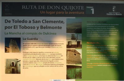 11 de Marzo de 2007. Cartel informativo en el Merendero de la Ruta de Don Quijote
Dar click a la foto para leer el texto con mayor definición
