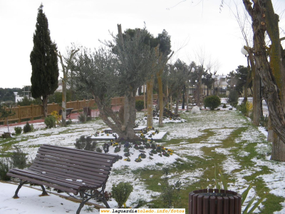 26 de Enero de 2007. El Paseo del Norte después de la nevada
Gracias a Javier Santiago López por hacernos llegar estas fotos de La Guardia nevada. A los integrantes de Proyecto Tupi que vivimos en Madrid durante la semana nos alegra que haya guardiolos que colaboren en hacernos llegar fotos de La Guardia en días en los que nos es físicamente imposible dejar constancia de eventos que ocurren en nuestro pueblo. Desde aquí animaros a que seáis cada vez más los guardiolos que os integréis como colaboradores en este proyecto.
