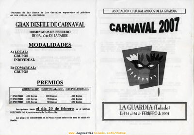 Programa del Carnaval 2007 (1/2)
