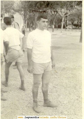 Haciendo deporte en la mili. Años 60

