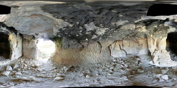 La cueva Menor de Villapalomas. Vista interior total esferica de 360º
LOS ESCENARIOS DE LA VIDA: Los Barrios. < Las Cuevas
