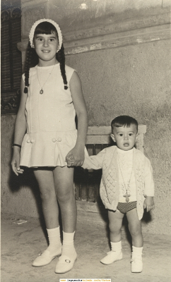 Milagros y Juan Luis Redajo a finales de los 60
