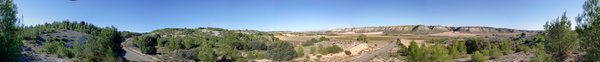 Panorámica de 360º desde los cerros de Carahorma (III)
