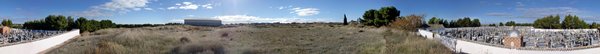 Foto panorámica de 360º del cementerio y de La Guardia . 1-11-2010
