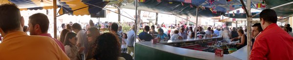 Panorámica desde los puestos de pinchos
