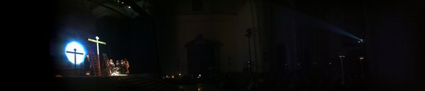 Foto panorámica de 180º de la Pasión Dramatizada 2011
